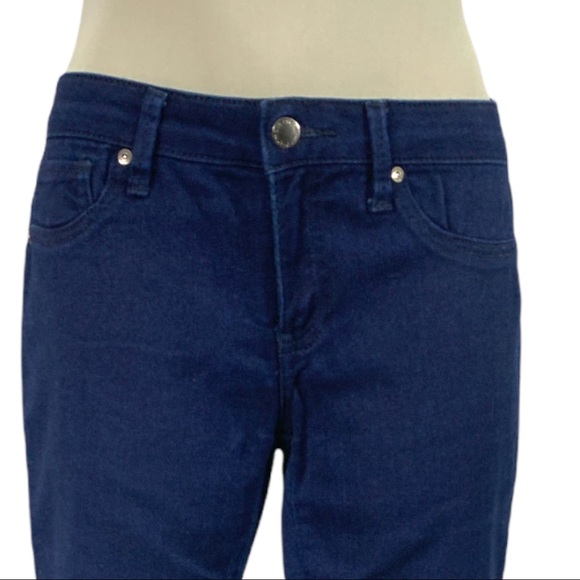 EVERMORE Dark Blue Slime Women’s boot cut Jeans - Picture 7 of 12